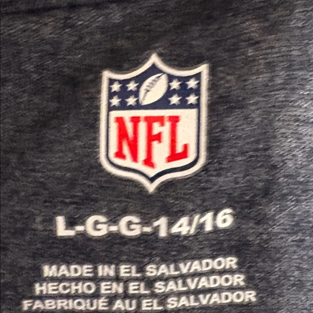 Lot of 2x [NFL] Seattle Seahawks NFL Casual Heather Shirts Tops Youth Kids M/L